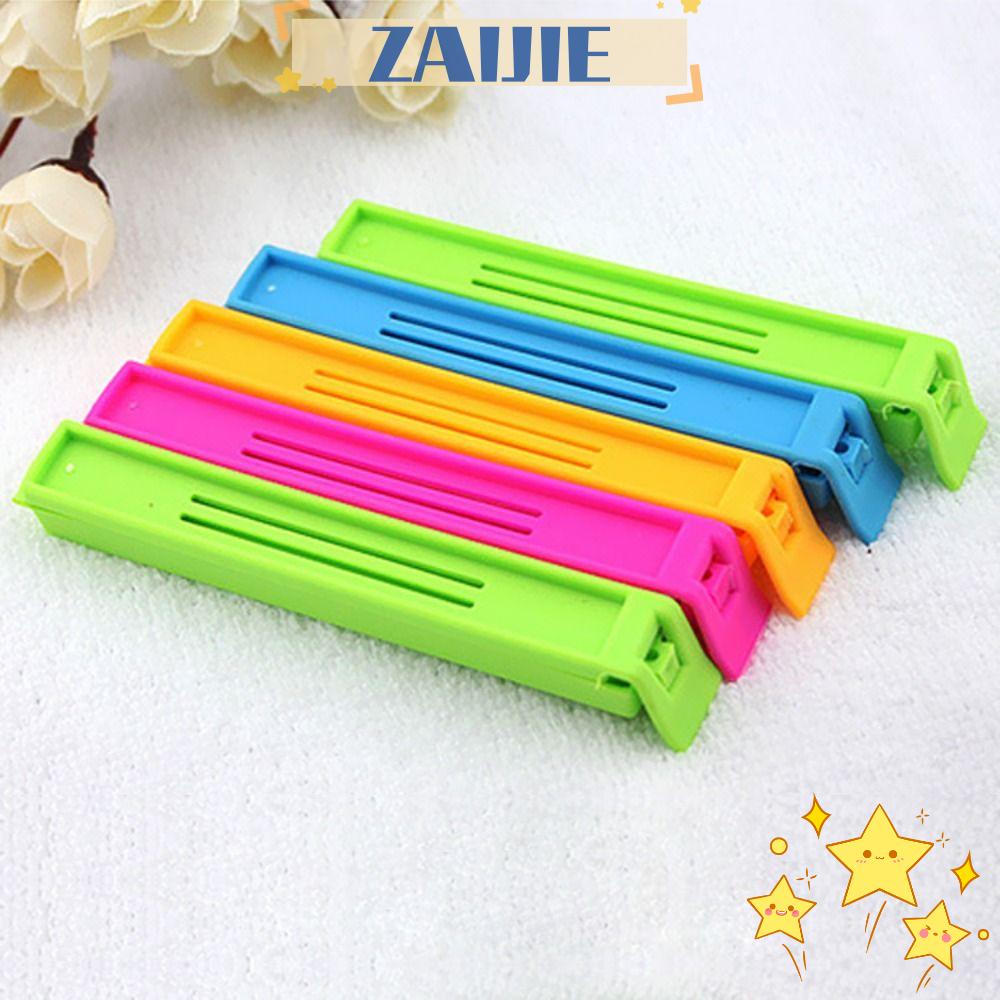 ZAIJIE24 Kẹp Niêm Phong Túi Thực Phẩm Bằng Nhựa Có Thể Tái Sử Dụng