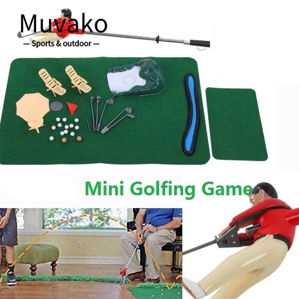 MUVAKO Bộ Bàn Chơi Golf Mini Trong Nhà Thiết Kế Mới Tiện Lợi Dễ Sử Dụng