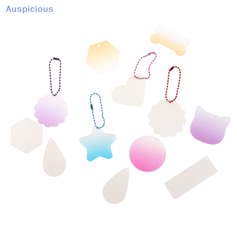 Set 5 / 10 / 15 Móc Khóa Trong Suốt Lấp Lánh Diy