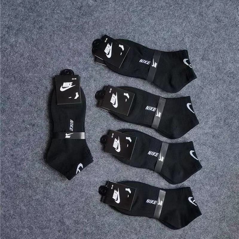 1 Đôi Vớ Thể Thao Ngắn Mỏng Màu Đen Khử Mùi Thoáng Khí Unisex