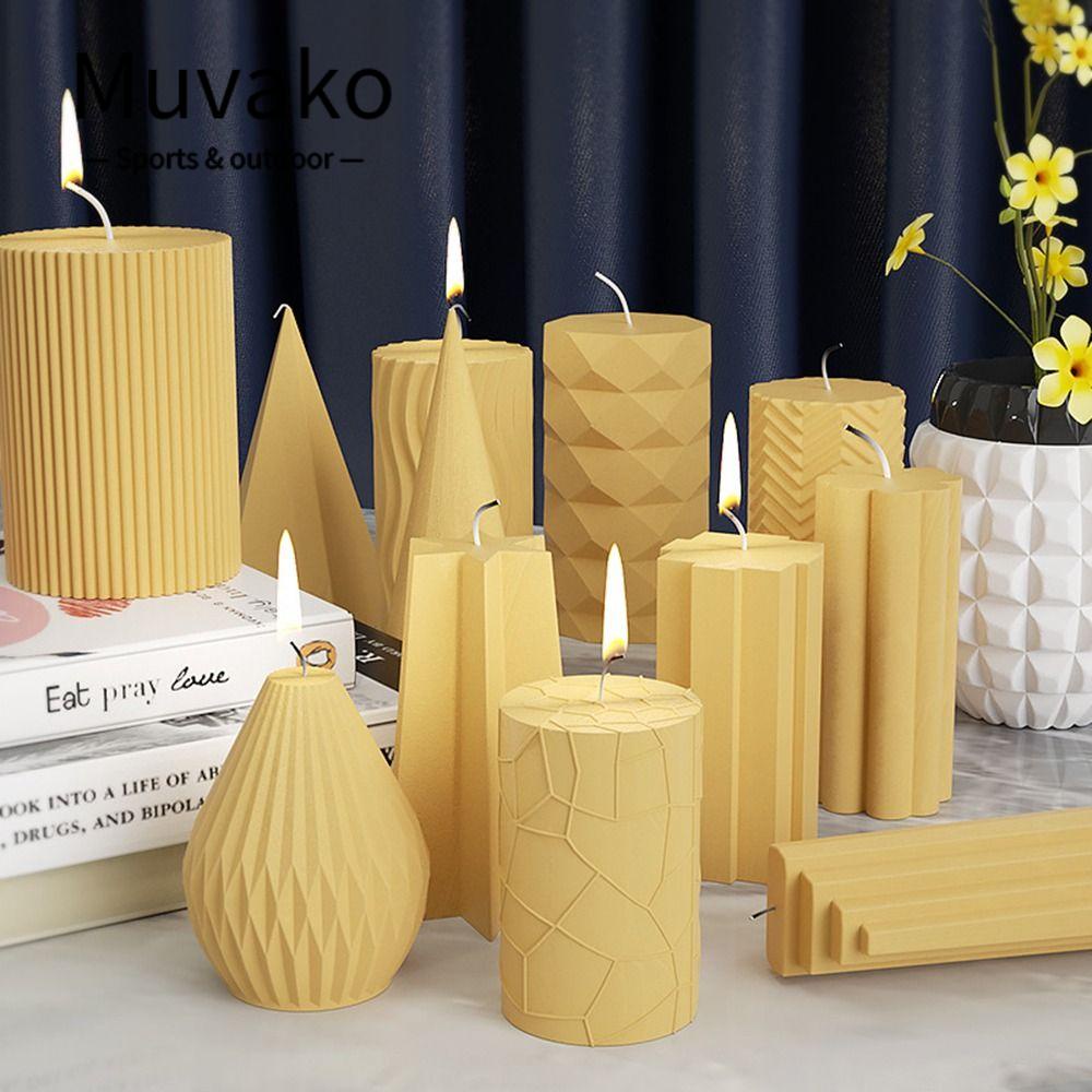 MUVAKO Khuôn Làm Nến Đất Sét Hình Rắn Độc Đáo