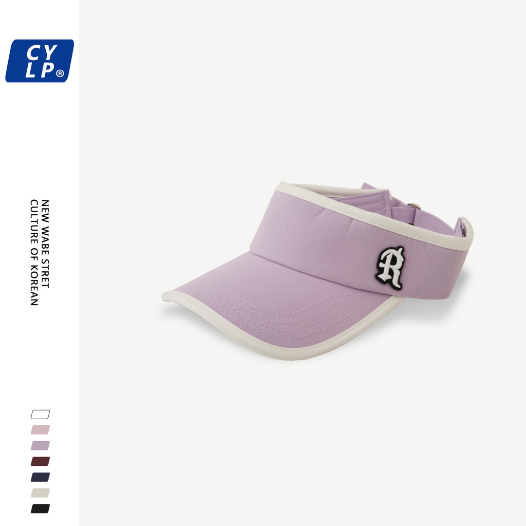 Mũ Lưỡi Trai Thêu Chữ R Phong Cách Hàn Quốc Thời Trang Cho Nữ