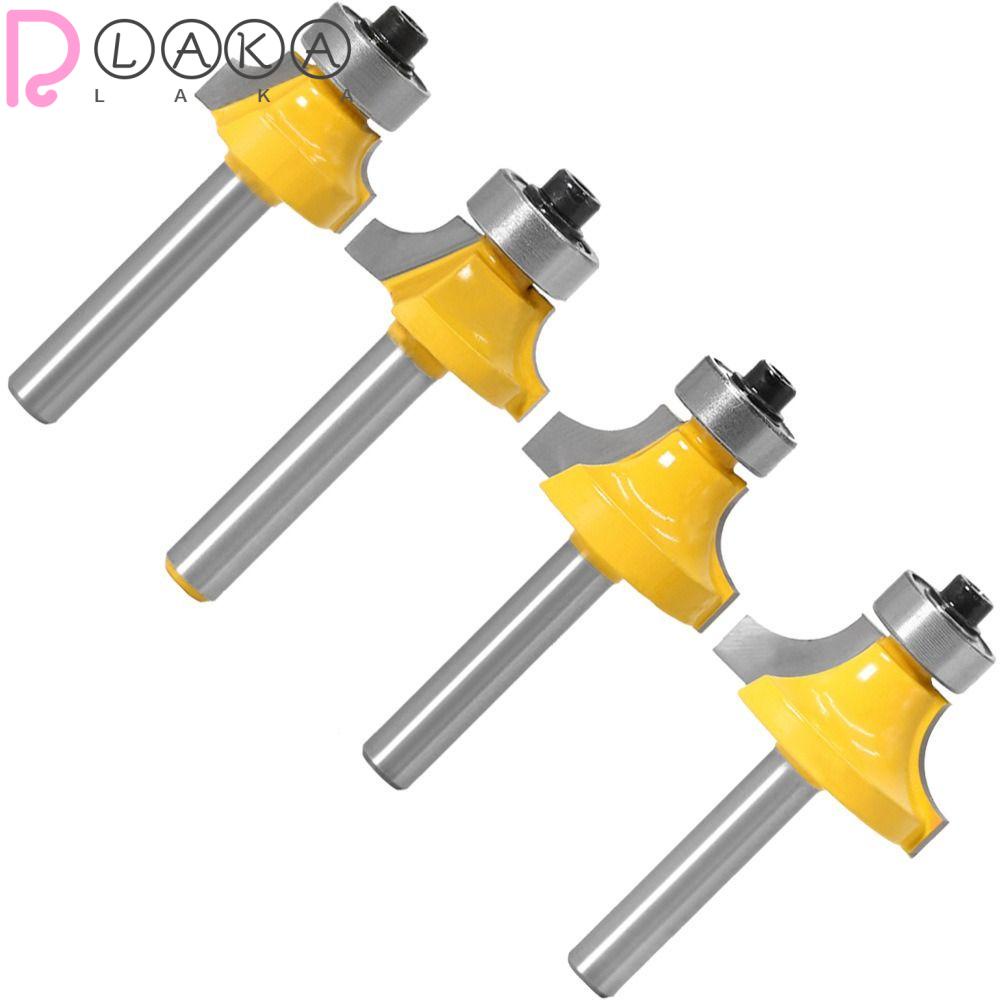 LAKAMIER Mũi Phay Cắt Góc Tròn 6mm Bằng Cacbua Tiện Lợi Dành Cho Làm Gỗ