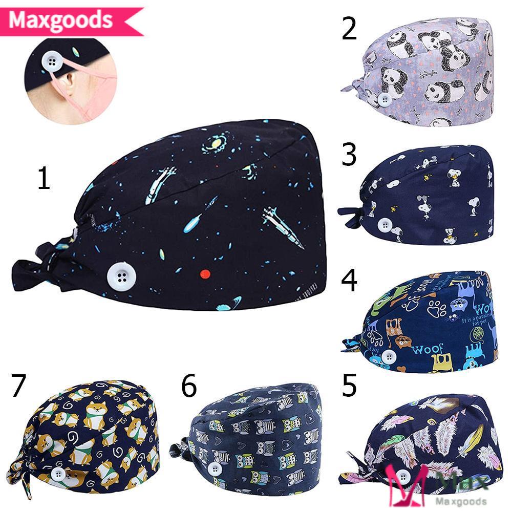 MAXG Mũ Bác Sĩ Co Giãn Bảo Vệ Tai Có Nút Điều Chỉnh Được