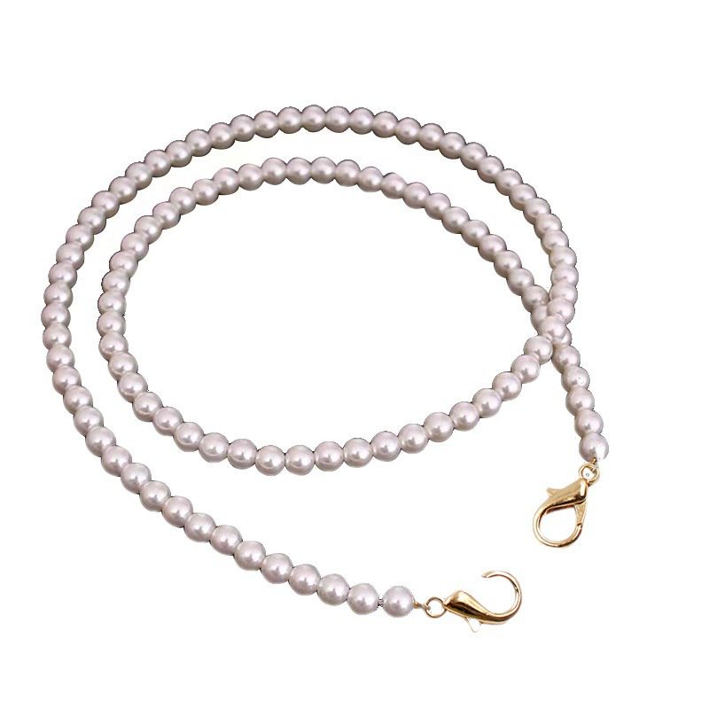 Dây Đeo Túi Xách Dạng Dài Đính Ngọc Trai Thời Trang