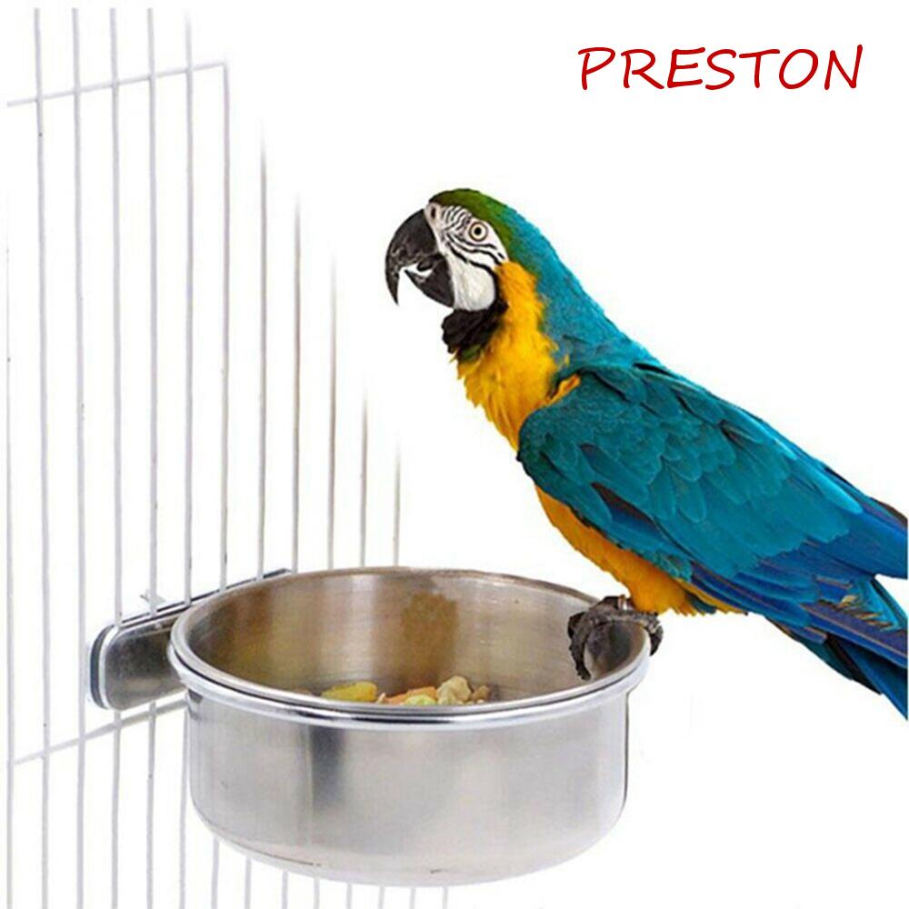 PRESTON Khay Đựng Thức Ăn / Nước Uống Chống Mùi Cho Chim Tiện Dụng