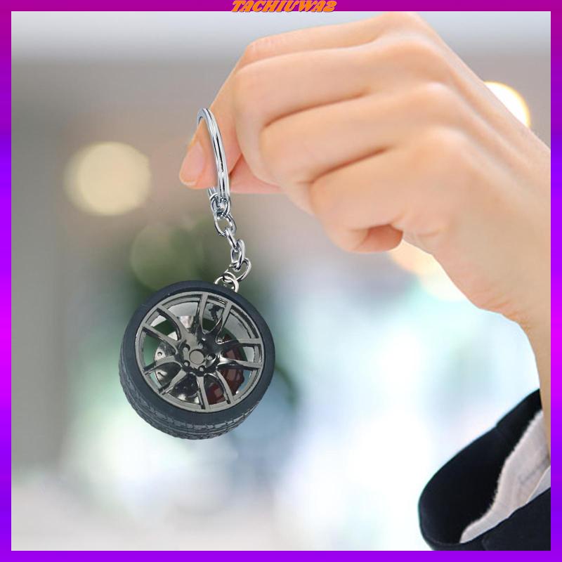 Móc Khóa Hình Bánh Xe Hơi Sáng Tạo