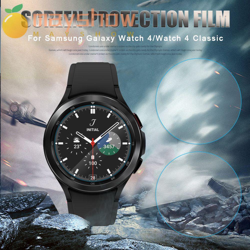 MAYSHOW Miếng Dán TPU Mềm Bảo Vệ Chống Trầy Chống Dấu Vân Tay Cho Đồng Hồ Samsung Galaxy Watch 4 Classic 42mm 46mm 40mm 44mm