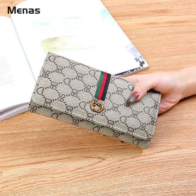 Ví Dài Gập Đôi Đa Năng Phong Cách Hàn Quốc Cho Nữ