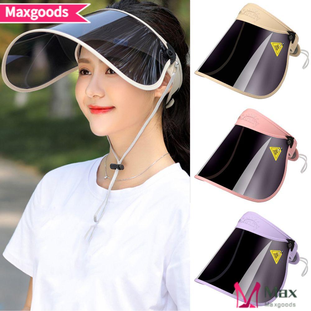 MAXG Mũ Chống Nắng Ngoài Trời Có Tấm Chắn Bảo Vệ Mặt Gấp Gọn Tiện Lợi