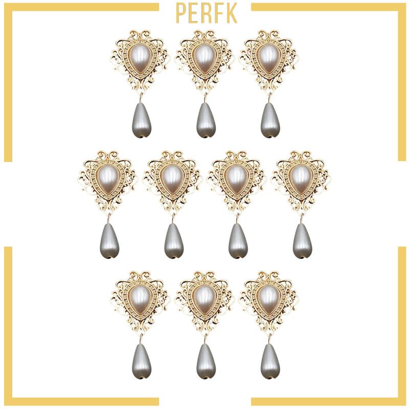 Bộ 10 Nút Cài Lưng Dẹt Cho Váy Cưới