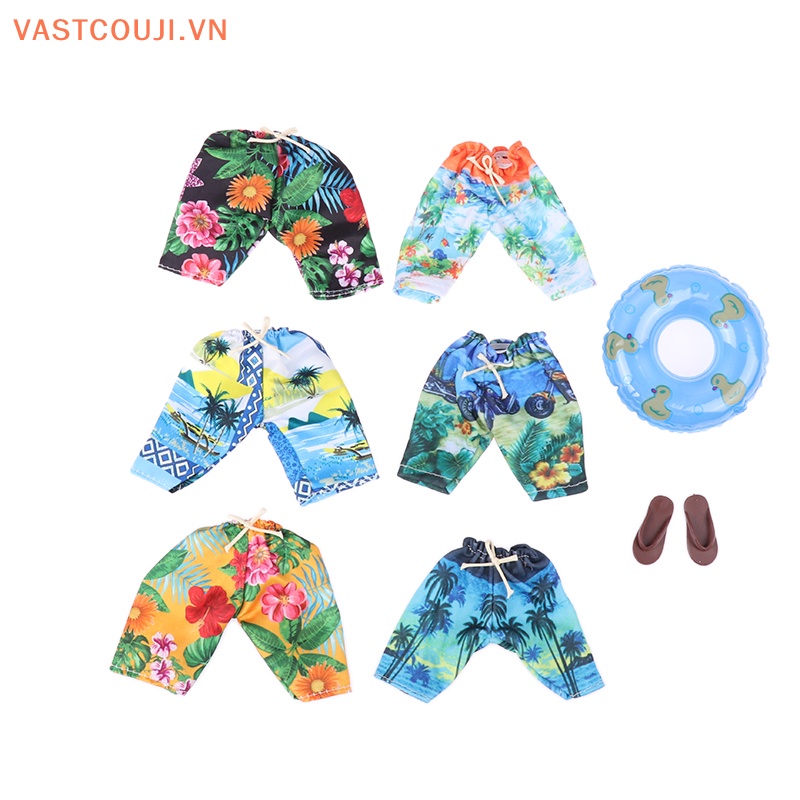 SPEEDO 1 Bộ Quần Áo Bơi Ngắn Thay Đổi Tốc Độ Thời Trang Mùa Hè Cho Búp Bê VASTJI
