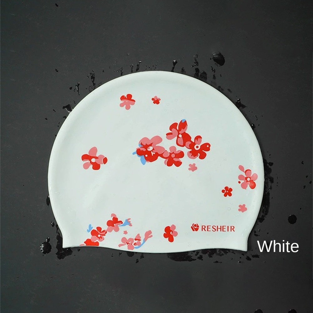 Mũ Bơi Silicon Chống Thấm Nước In Họa Tiết Thời Trang Dành Cho Người Lớn