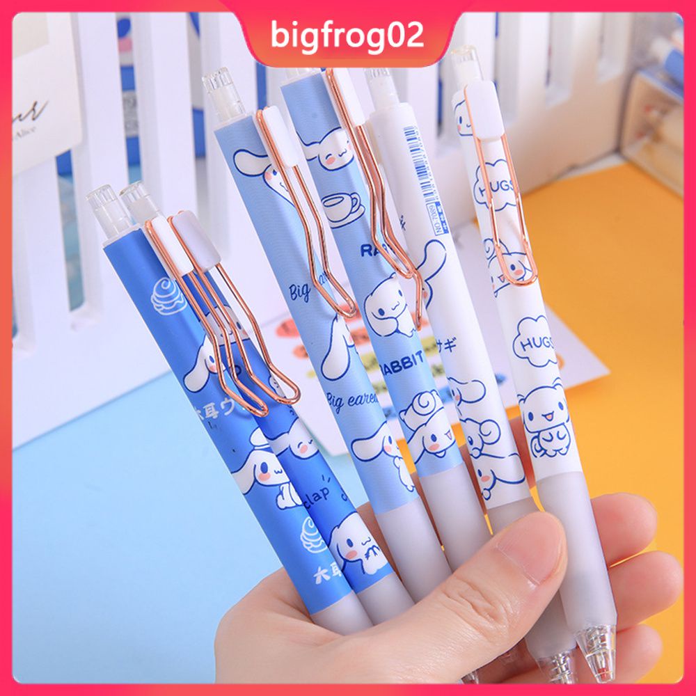 SANRIO Set 6 Bút Bi Ngòi 0.5mm Có Thể Xóa Được Tiện Dụng Chất Lượng Cao