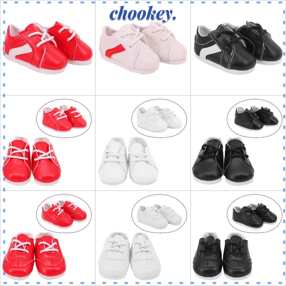 CHOOKEY Giày Thể Thao Da PU 9 Kiểu 20cm Tự Làm Cho Búp Bê 20cm