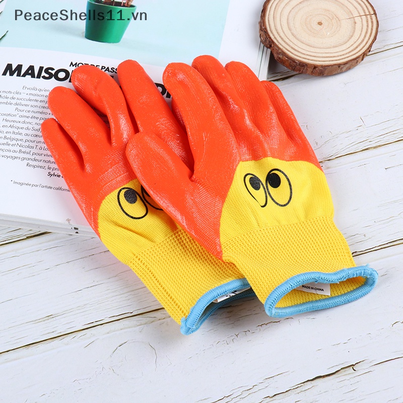 Đôi Găng Tay Làm Vườn Thoáng Khí Bảo Vệ Chống Thấm Nước Bền Bỉ Cho Trẻ Em