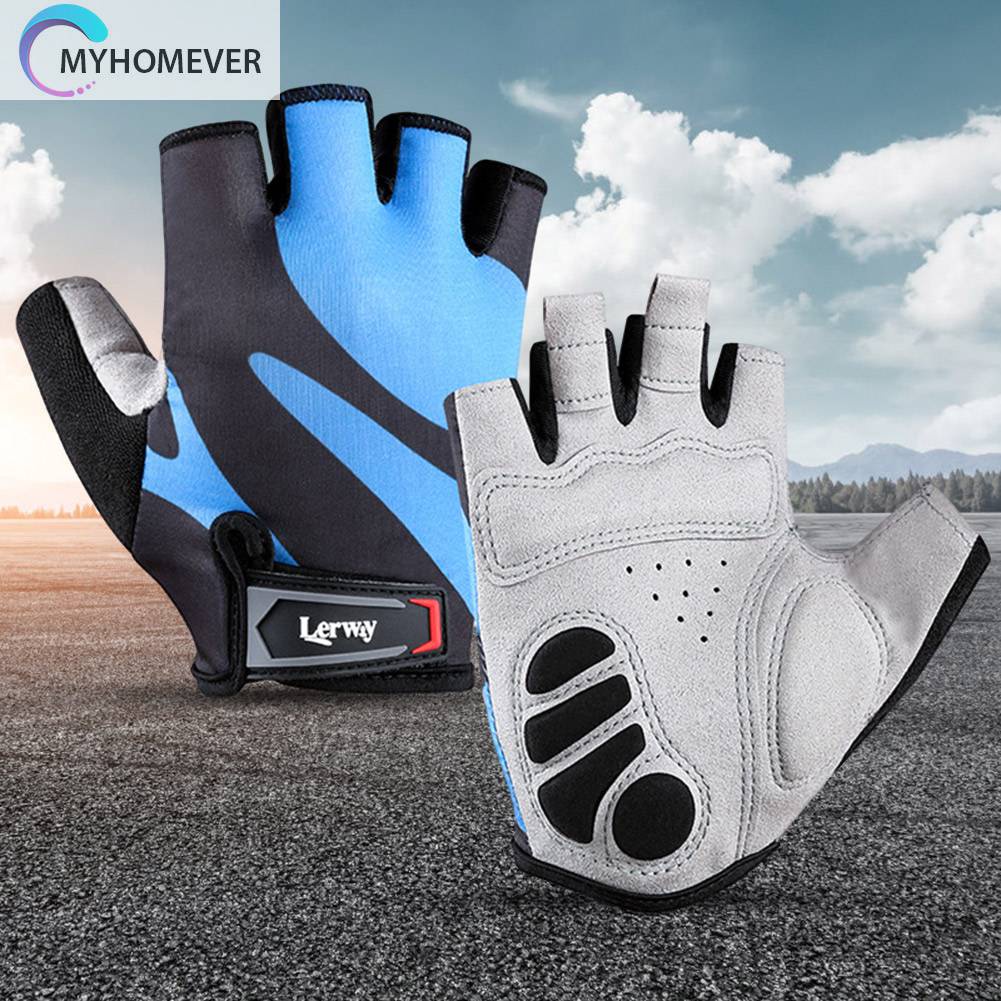 Găng Tay Thể Thao Hở Ngón Mềm Mại Thoáng Khí Lycra