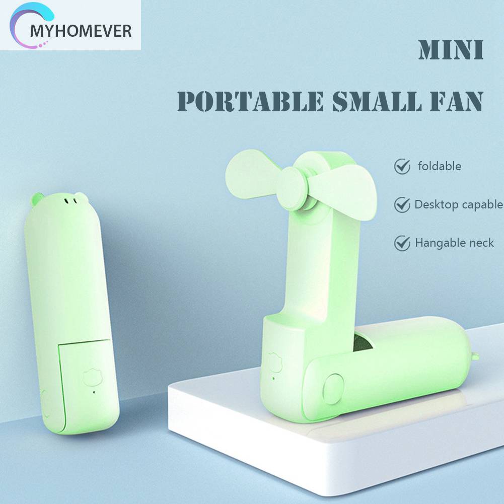 Quạt Điện Làm Mát Cầm Tay 3 Bánh Răng Có Thể Điều Chỉnh Dùng Trong Nhà / Ngoài Trời