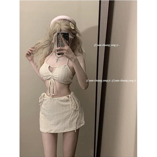 Bộ Đồ Bơi Lưng Cao Dáng Ôm Thời Trang Mùa Hè Quyến Rũ Cho Nữ