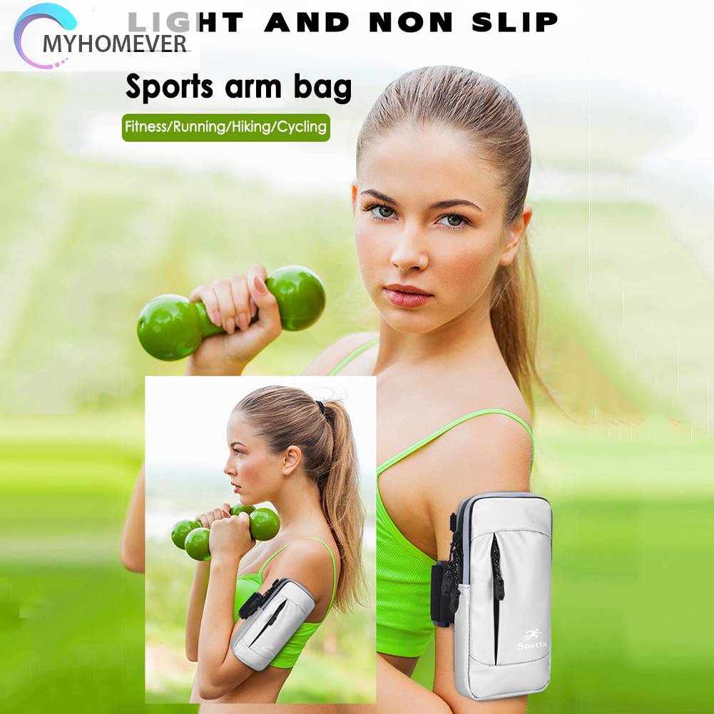 Túi Đeo Cánh Tay Bằng Da PU Co Giãn Chống Nước Chống Trộm Có Thể Điều Chỉnh