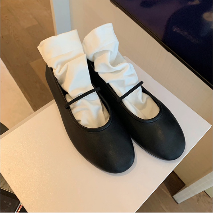 Giày Búp Bê Đế Bằng Phong Cách Mary Jane Cổ Điển Thời Trang Cho Nữ