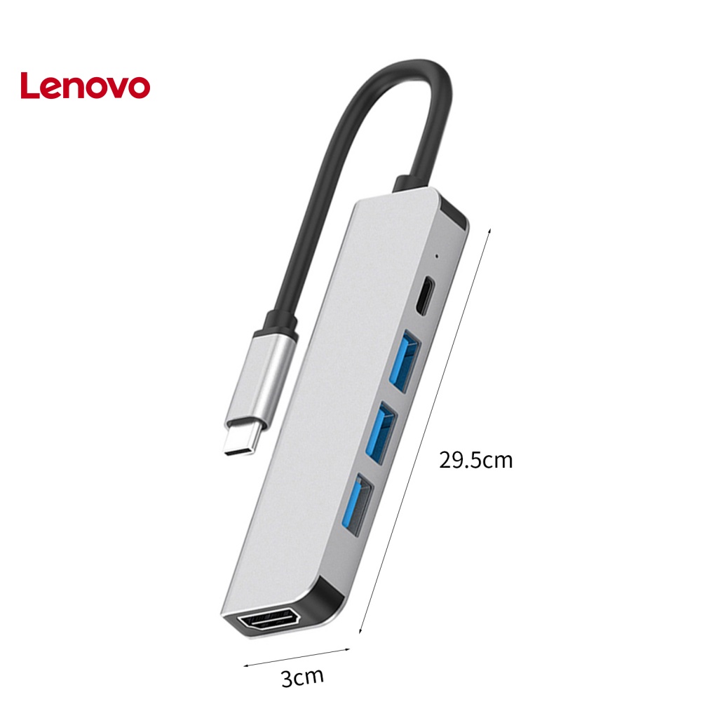 Trạm Sạc Nhanh PD Chuyển Đổi Từ Cổng Type-C Sang HDMI 4K USB3.0 5 Trong 1 Cho Văn Phòng