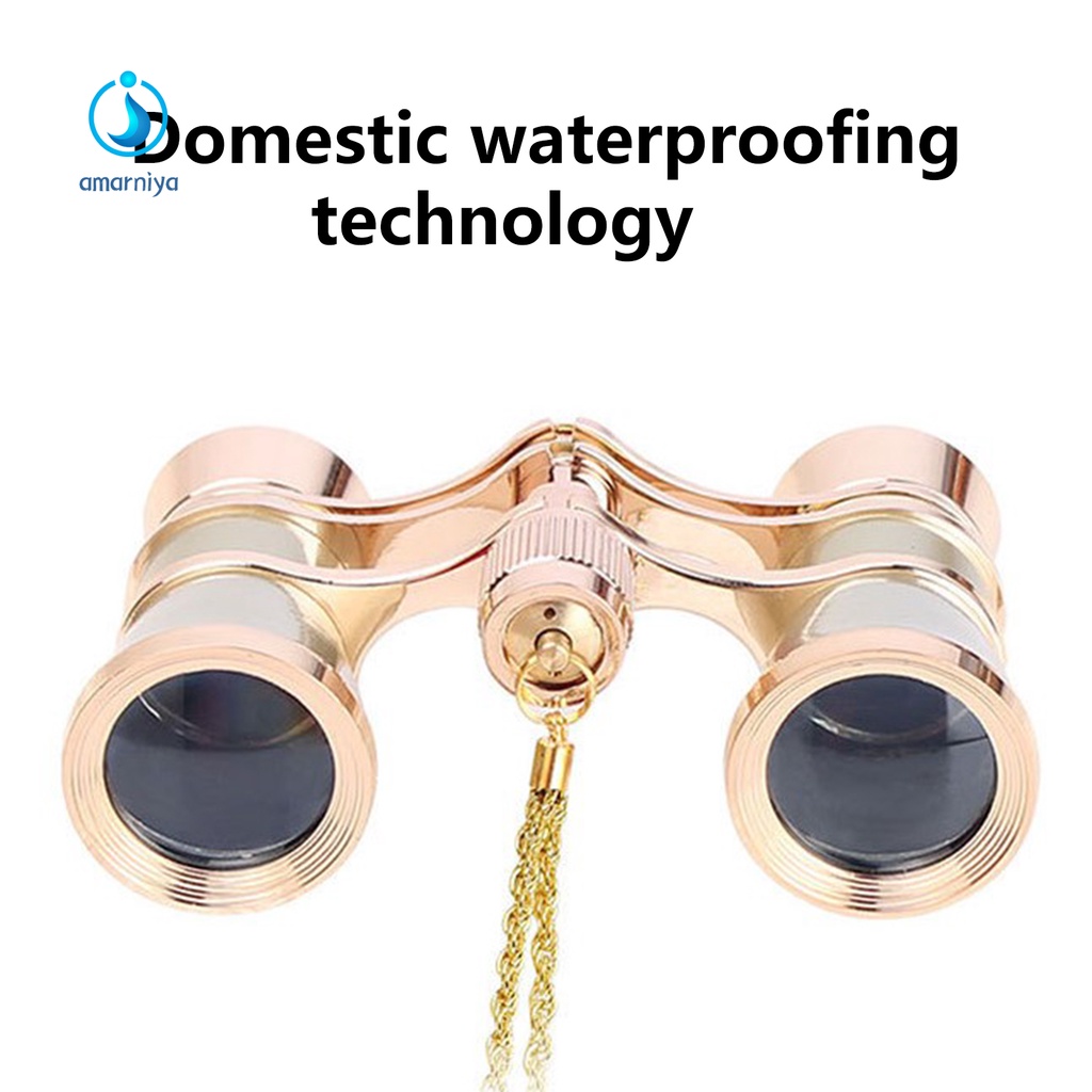 (Shop Amart) Ống Nhòm 3 Độ Phóng Đại Bằng Kim Loại Chống Nước