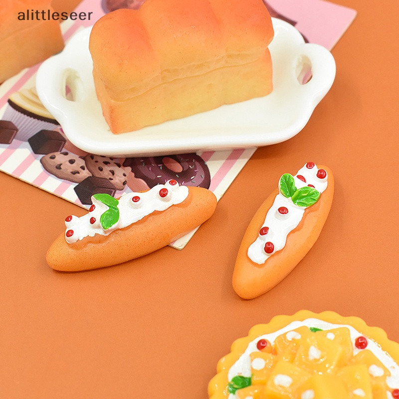 Mô Hình Bánh Mì Bằng Nhựa Độc Đáo Trang Trí Nhà Búp Bê