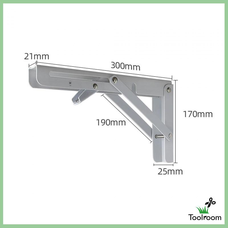 Set 2 Giá Đỡ Kệ Bằng Kim Loại Hình Tam Giác Có Thể Gập Lại Tiết Kiệm Không Gian Cho Phòng Khách Gia Đình