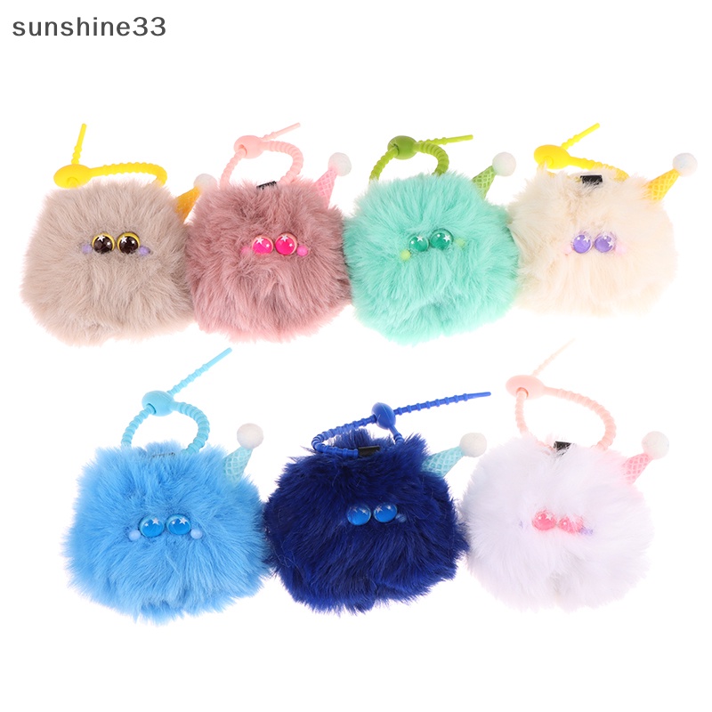 Móc Khóa Hình Quái Vật Hoạt Hình Nhồi Bông Mềm Mại Đáng Yêu