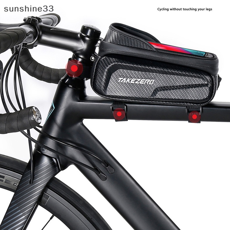 Túi Đựng Điện Thoại Gắn Khung Trước Xe Đạp Leo Núi Chống Thấm Nước Tiện Dụng