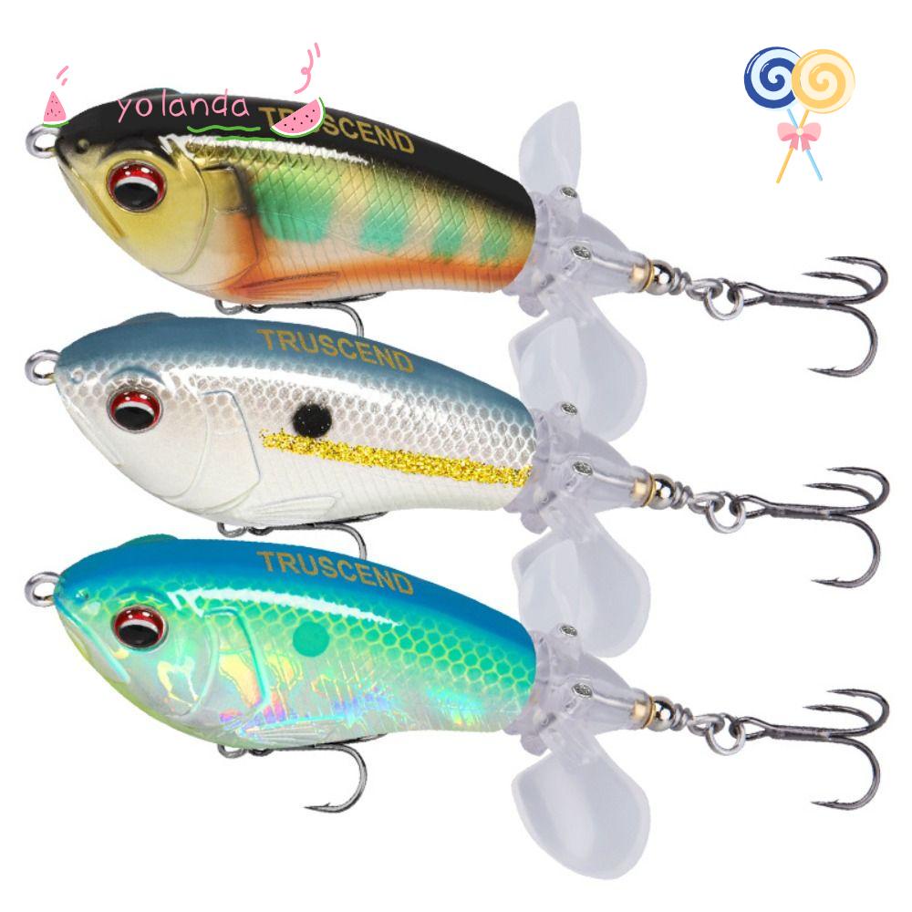 YOLA Set 3 Mồi Giả Nhử Cá Bằng Nhựa Cứng 2023