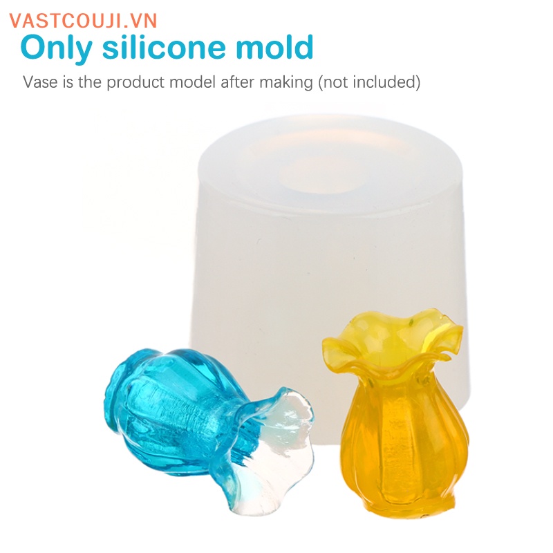 Khuôn Silicon Làm Chậu Hoa Trang Trí Nhà Búp Bê Tỉ Lệ 1: 12