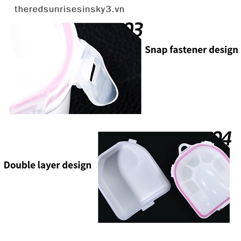 Bát Ngâm Móng Tay Bằng Nhựa Dày Thời Trang