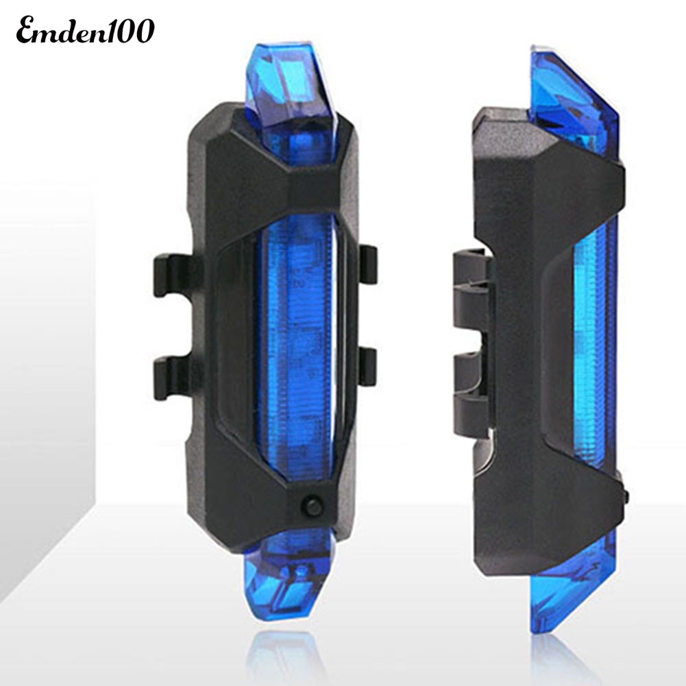 [EMDEN] Mới 5 Đèn Led Cảnh Báo An Toàn Phía Sau Xe Đạp Có Thể Sạc Lại Bằng Cổng USB