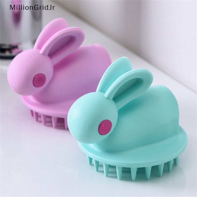 Lược Silicone Dùng Mát Xa Da Đầu Và Toàn Thân Khi Tắm JR