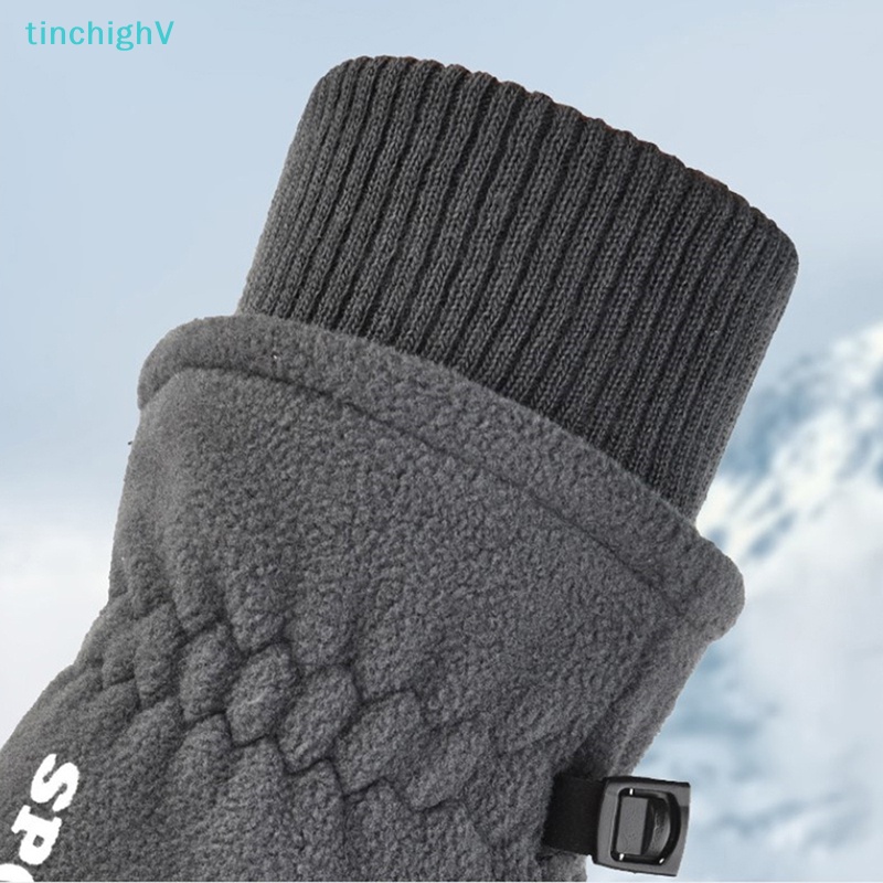 [TinchighV] Găng Tay Đi Xe Đạp Thể Thao Lót Nhung Giữ Ấm Mùa Đông Gel Silica Gel Chống Trượt Màn Hình Cảm Ứng Cho Nam Và Nữ [Mới