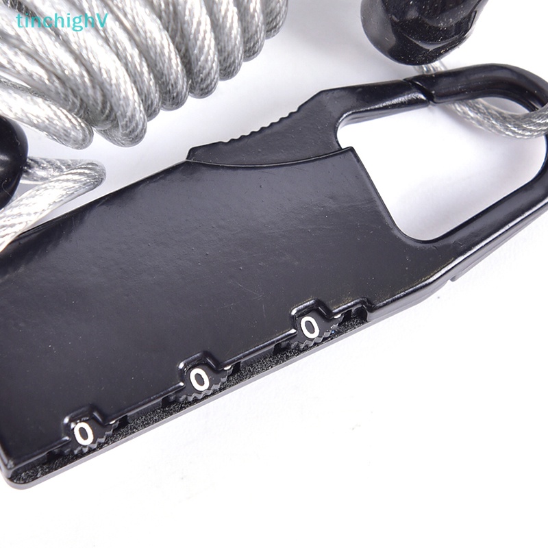 Dây Cáp Khóa Mật Khẩu 3 Số Chống Trộm Cho Xe Đạp