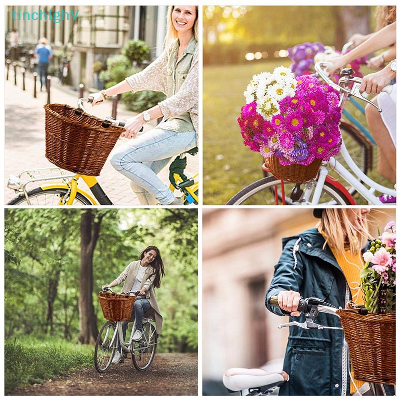 [TinchighV] Giỏ Xe Đạp Phía Trước Bảo Vệ Môi Trường