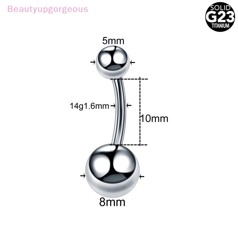 Set 5 Khuyên Rốn Bằng Thép Không Gỉ Đính Kim Cương Giả