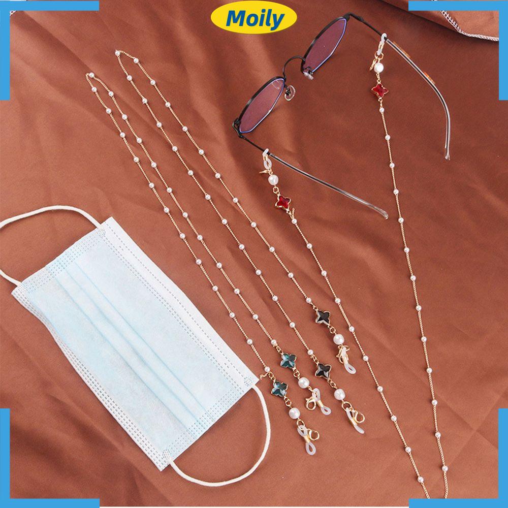 MOILYVN Dây Đeo Mắt Kính Đính Đá Quý Sang Trọng