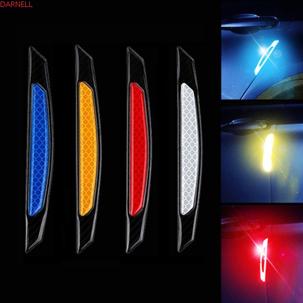 DARNELL Miếng Dán Cửa Xe Hơi Phản Quang Chống Trầy Xước Tiện Dụng