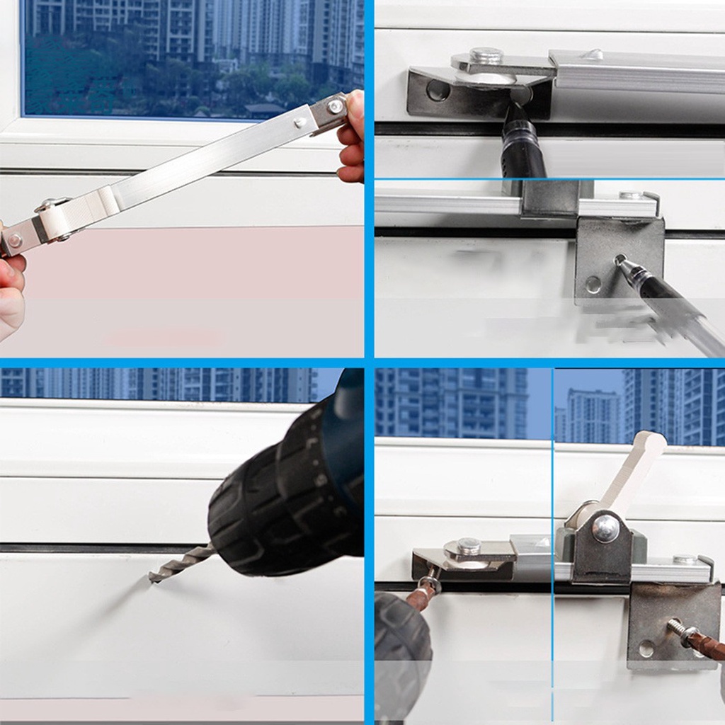 Chốt Khóa Cửa Sổ 360mm Bằng Thép Không Gỉ