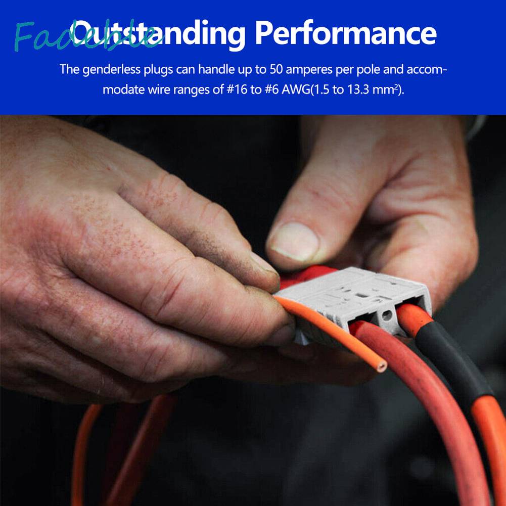 Đầu Nối Anderson 50Amp Chống Thấm Nước Cho Xe Hơi RV Caravan