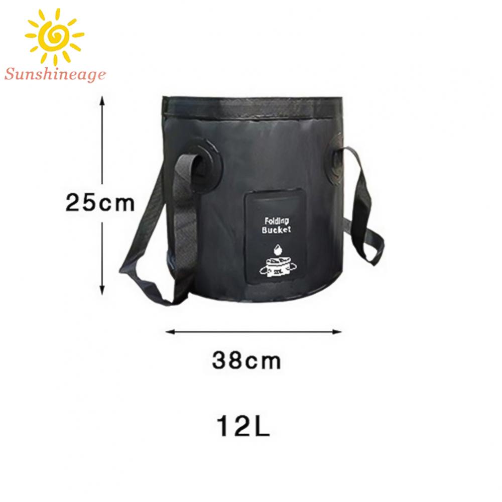 Xô Đựng Nước 15L 20L Có Thể Gấp Gọn Tiện Dụng Khi Đi Cắm Trại