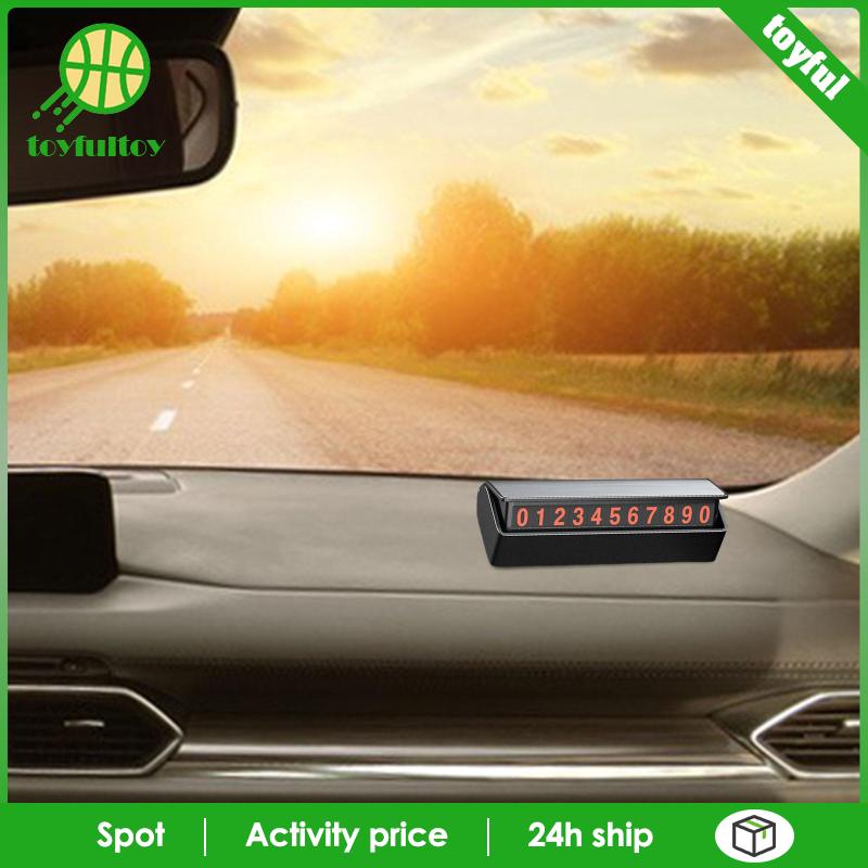 Thẻ Ghi Số Điện Thoại Dạ Quang Độc Đáo Trang Trí Nội Thất Xe Hơi