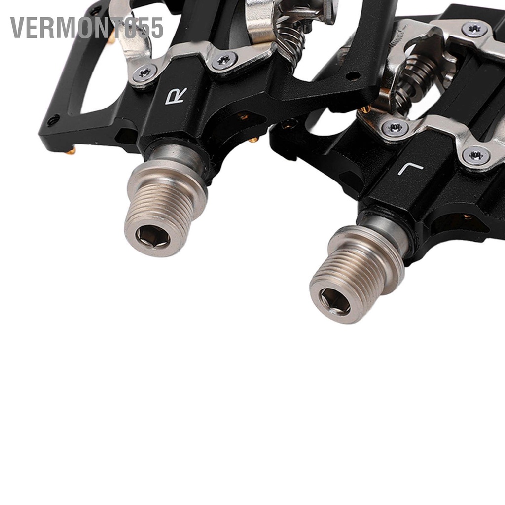 Vermont055 MEROCA 2 Mặt Nền Tảng Đa Năng Bàn Đạp Cho SPD Xe Kín Clipless Với Cleats Đi