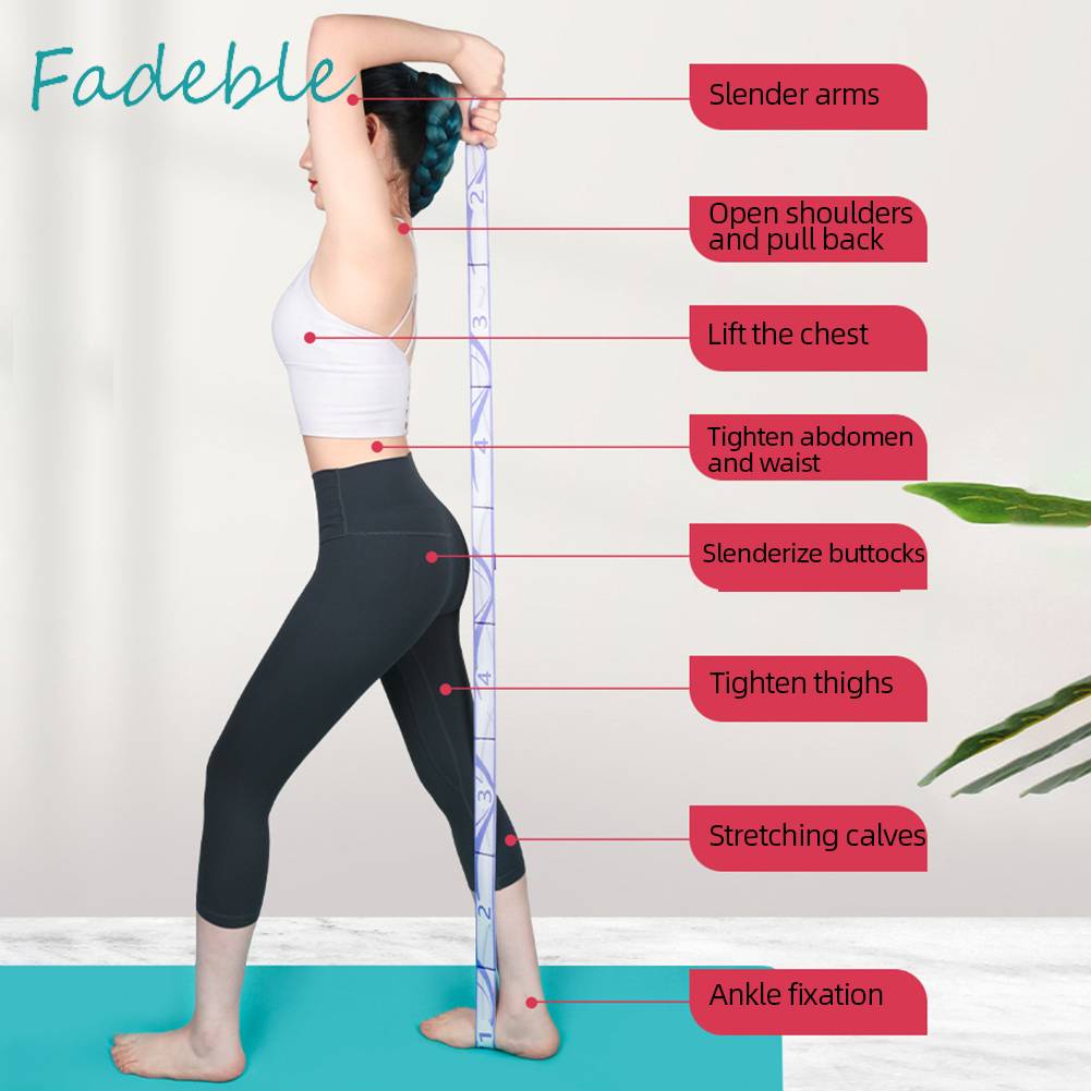 Dây Đai Co Giãn Gọn Nhẹ Siêu Bền Để Tập Thể Dục / Yoga