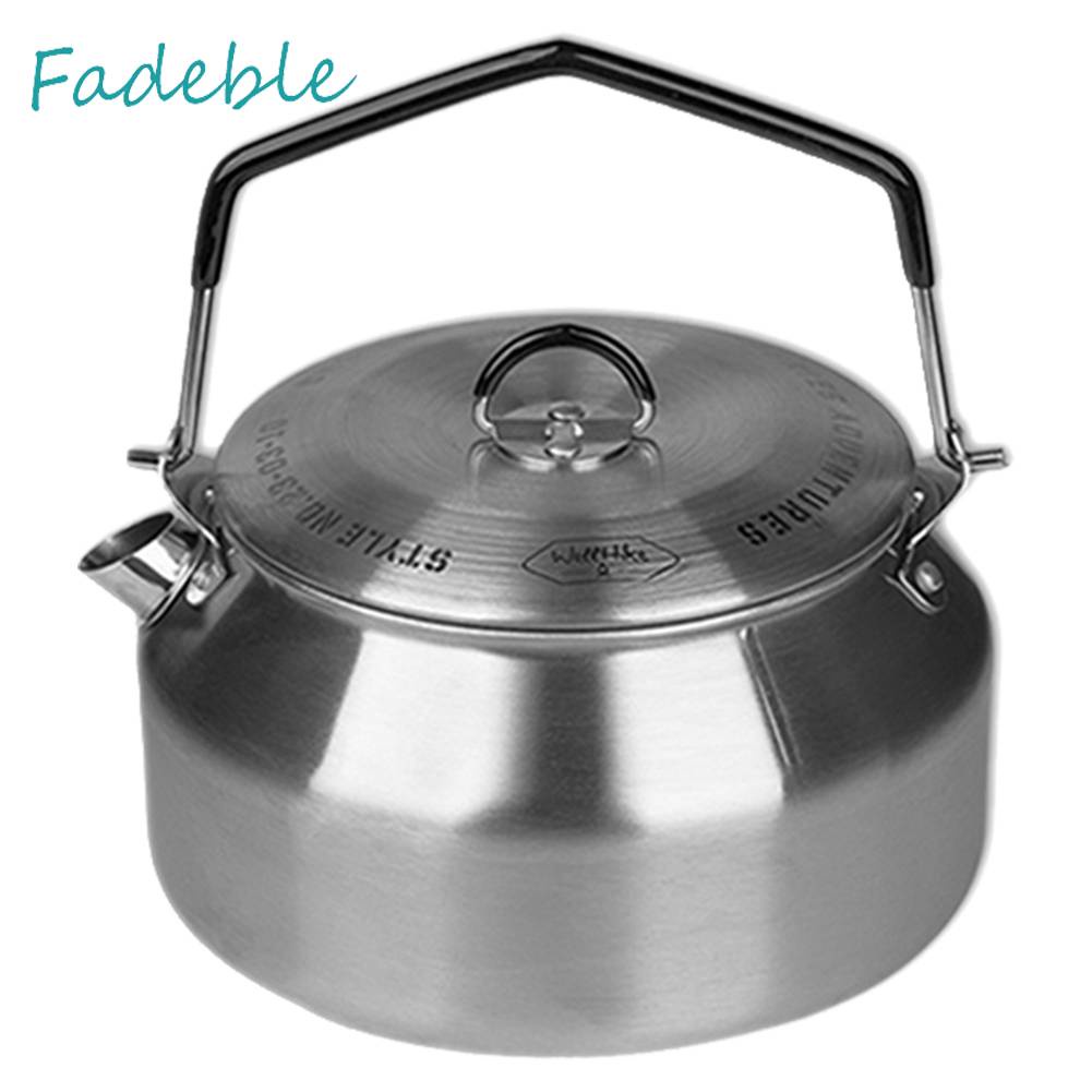 Ấm Đun Nước Mini 1L Có Tay Cầm Chống Bỏng Khi Đi Cắm Trại