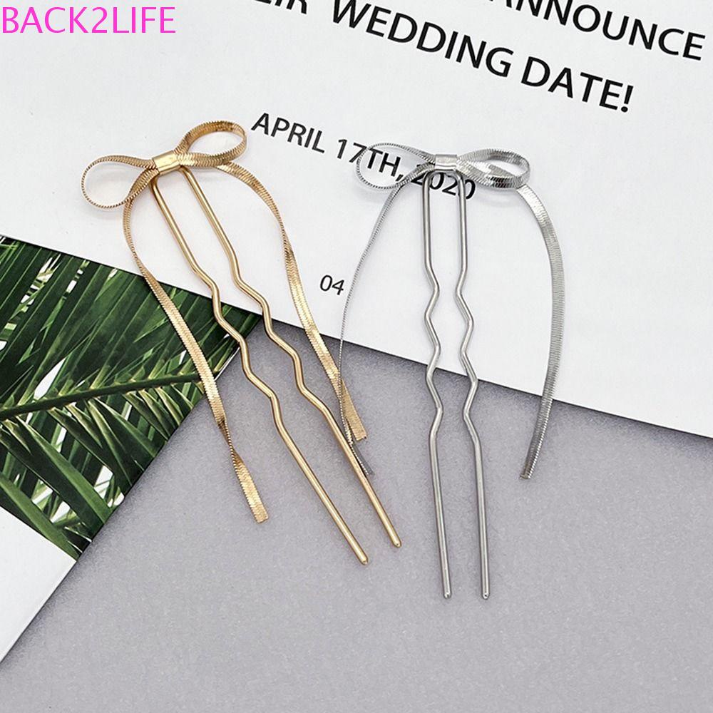 BACK2LIFE Trâm Cài Tóc Hình Nơ Phong Cách Hanfu Ngọt Ngào Cho Nữ